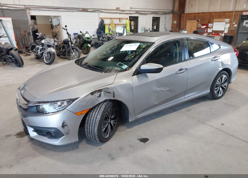 2016 HONDA CIVIC VIN: 2HGFC1F77GH646638