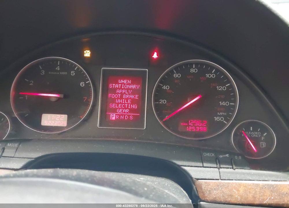 2005 AUDI A4 3.0 AVANT VIN: WAUVT68E35A039227