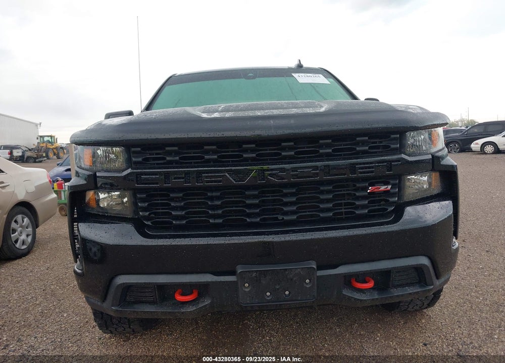 2021 CHEVROLET SILVERADO 1500 4WD SHORT BED CUSTOM TRAIL BOSS VIN: 1GCPYCEF4MZ280352