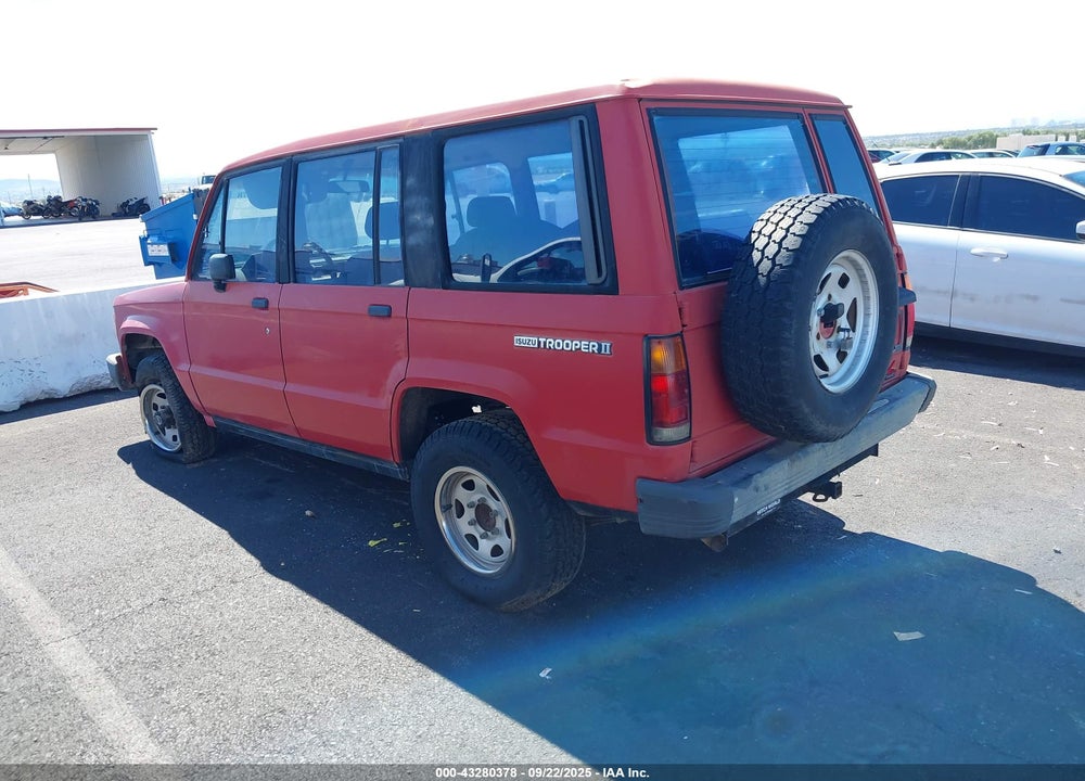 1988 ISUZU TROOPER II VIN: LESCH58E3J6901030