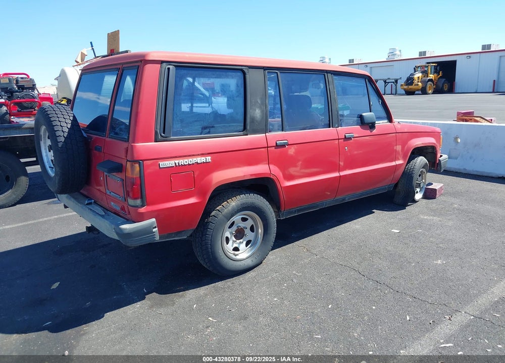 1988 ISUZU TROOPER II VIN: LESCH58E3J6901030