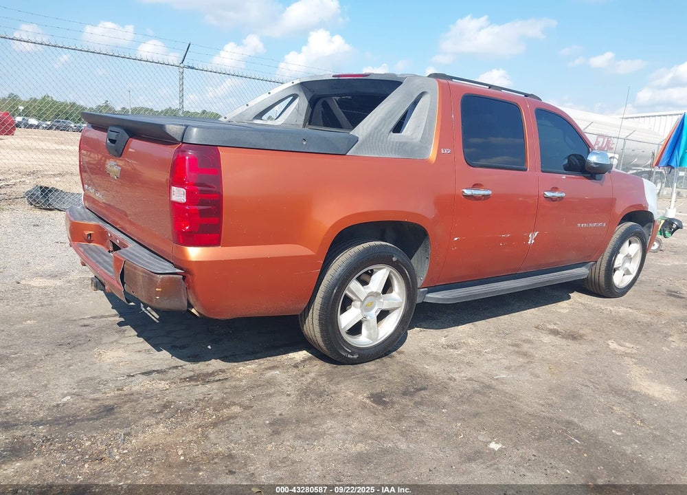 2007 CHEVROLET AVALANCHE 1500 LTZ VIN: 3GNEC12J67G110234