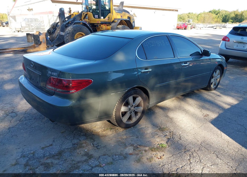 2006 LEXUS ES 330 VIN: JTHBA30G365150389