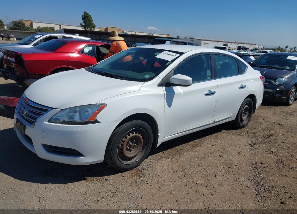 2014 NISSAN SENTRA SV VIN: 3N1AB7AP4EY272215