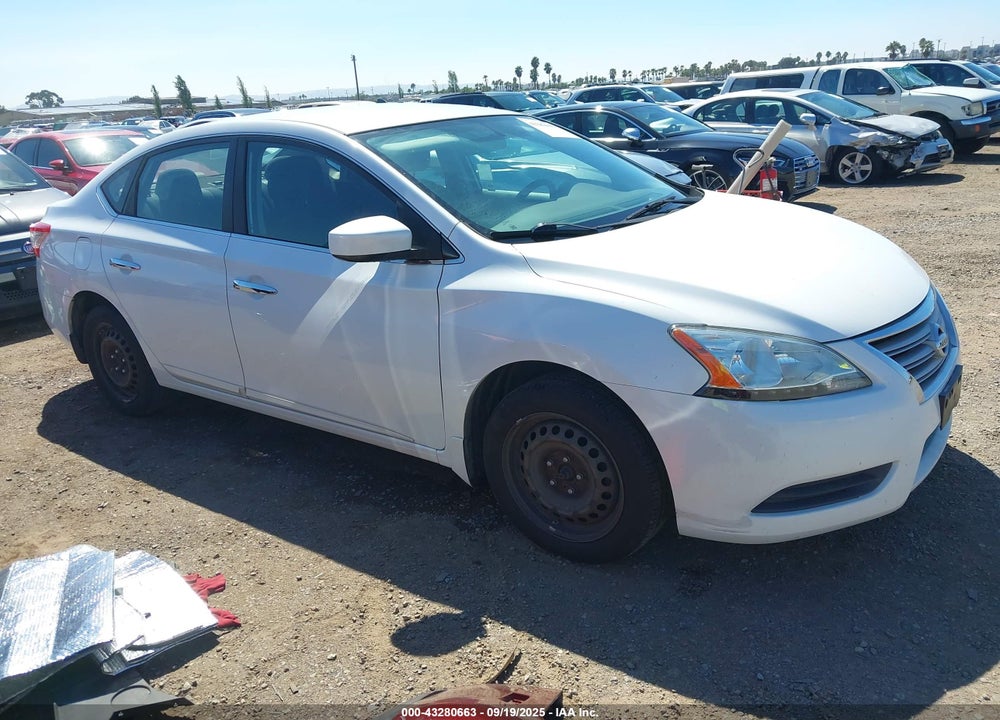 2014 NISSAN SENTRA SV VIN: 3N1AB7AP4EY272215