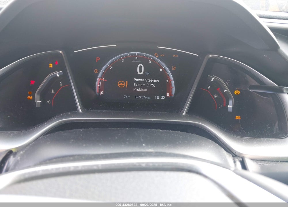 2019 HONDA CIVIC VIN: 2HGFC2F88KH504774