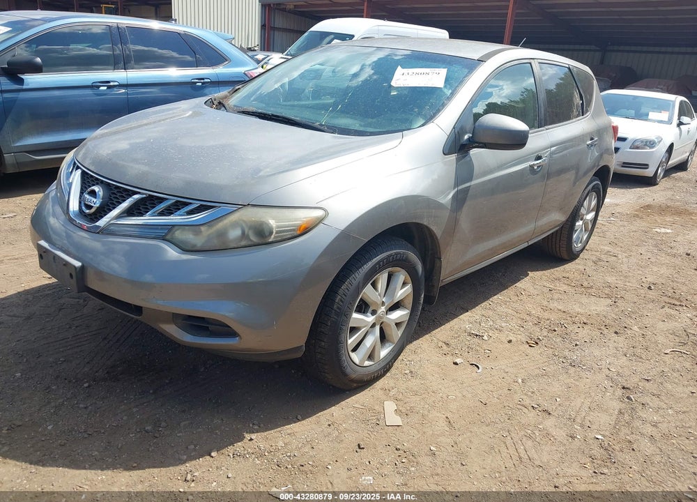 2012 NISSAN MURANO VIN: JN8AZ1MU2CW106713