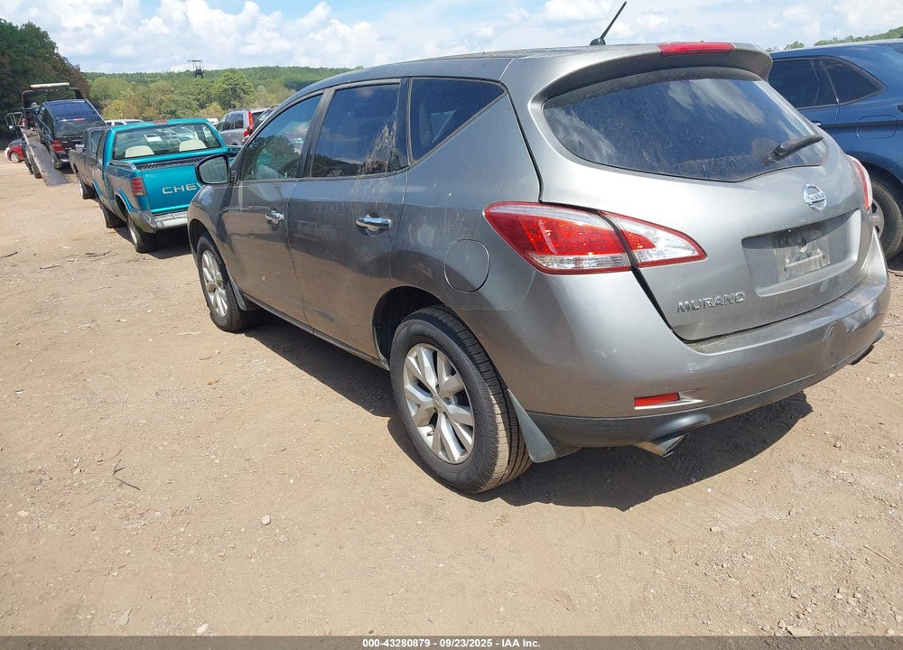 2012 NISSAN MURANO VIN: JN8AZ1MU2CW106713