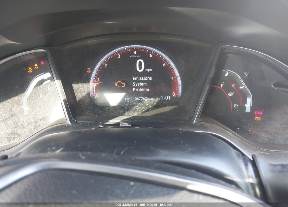2019 HONDA CIVIC SI VIN: 2HGFC3A53KH752062
