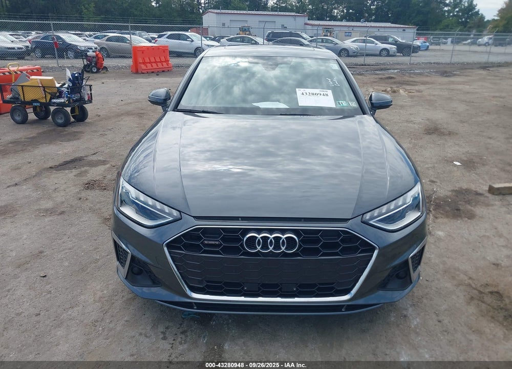 2023 AUDI A4 PREMIUM PLUS 45 TFSI S LINE QUATTRO S TRONIC VIN: WAUEAAF40PN015109