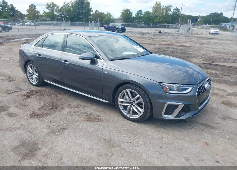 2023 AUDI A4 PREMIUM PLUS 45 TFSI S LINE QUATTRO S TRONIC VIN: WAUEAAF40PN015109