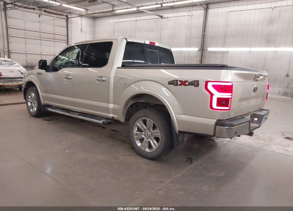 2018 FORD F-150 LARIAT VIN: 1FTEW1E52JFC63393