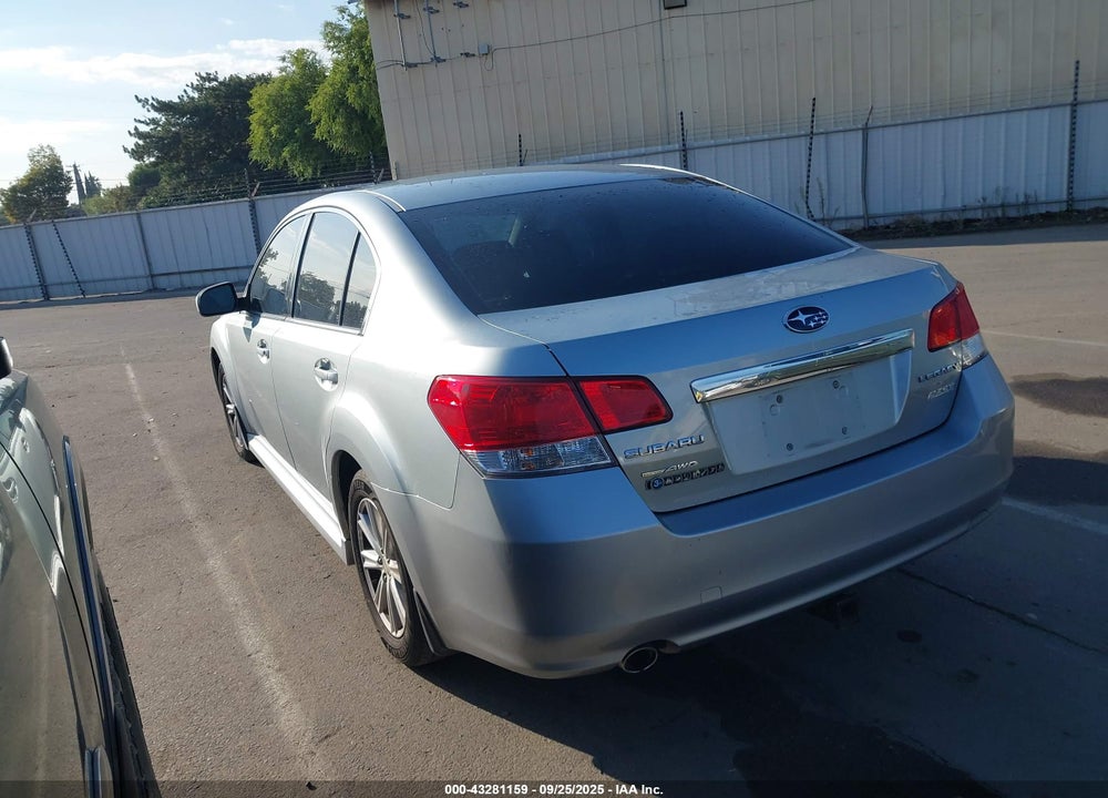 2012 SUBARU LEGACY VIN: 4S3BMBC61C3002609