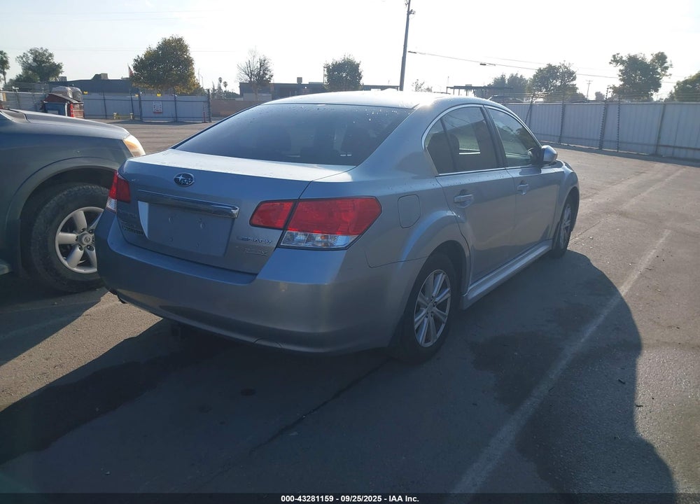 2012 SUBARU LEGACY VIN: 4S3BMBC61C3002609