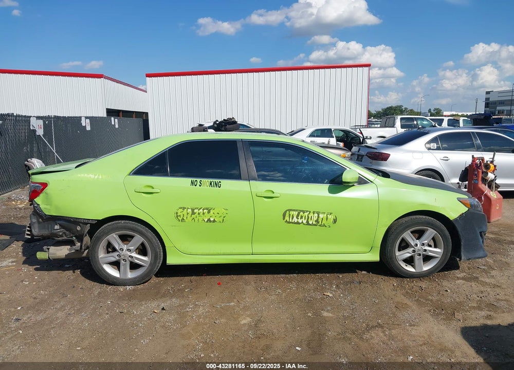 2013 TOYOTA CAMRY SE VIN: 4T1BF1FK9DU295406