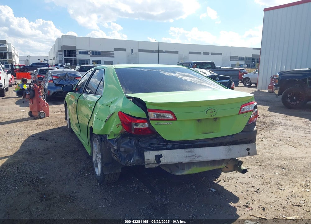 2013 TOYOTA CAMRY SE VIN: 4T1BF1FK9DU295406