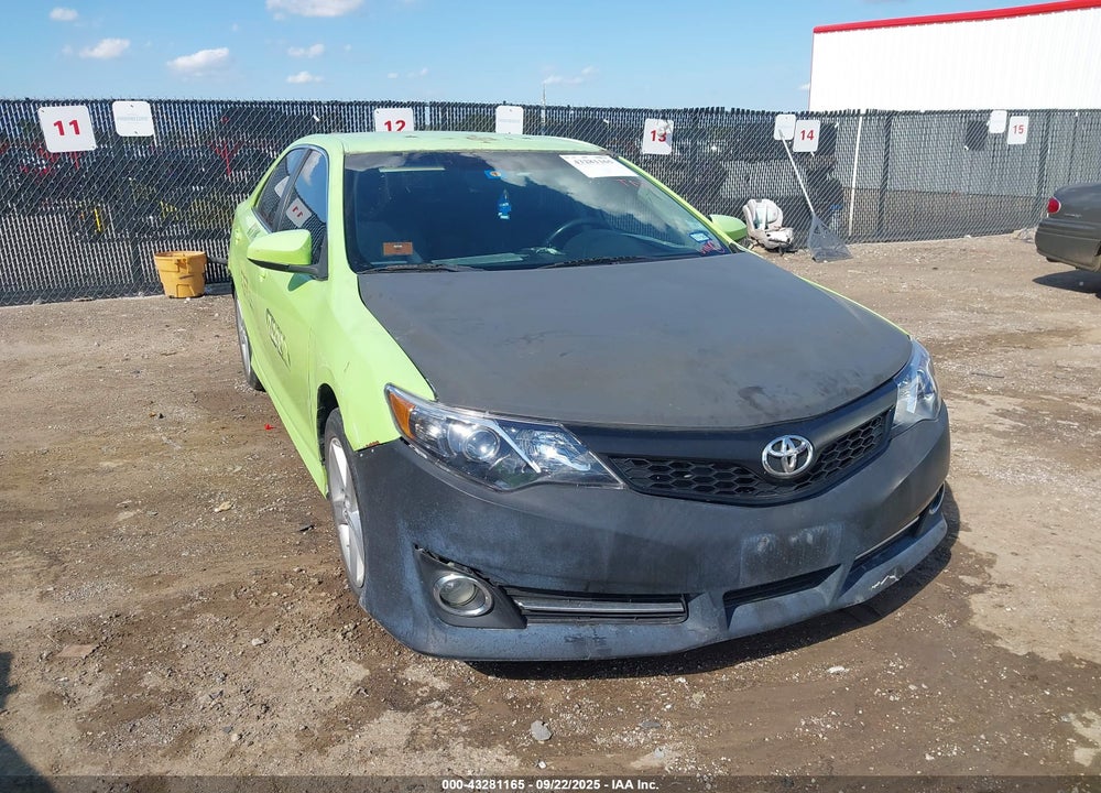 2013 TOYOTA CAMRY SE VIN: 4T1BF1FK9DU295406