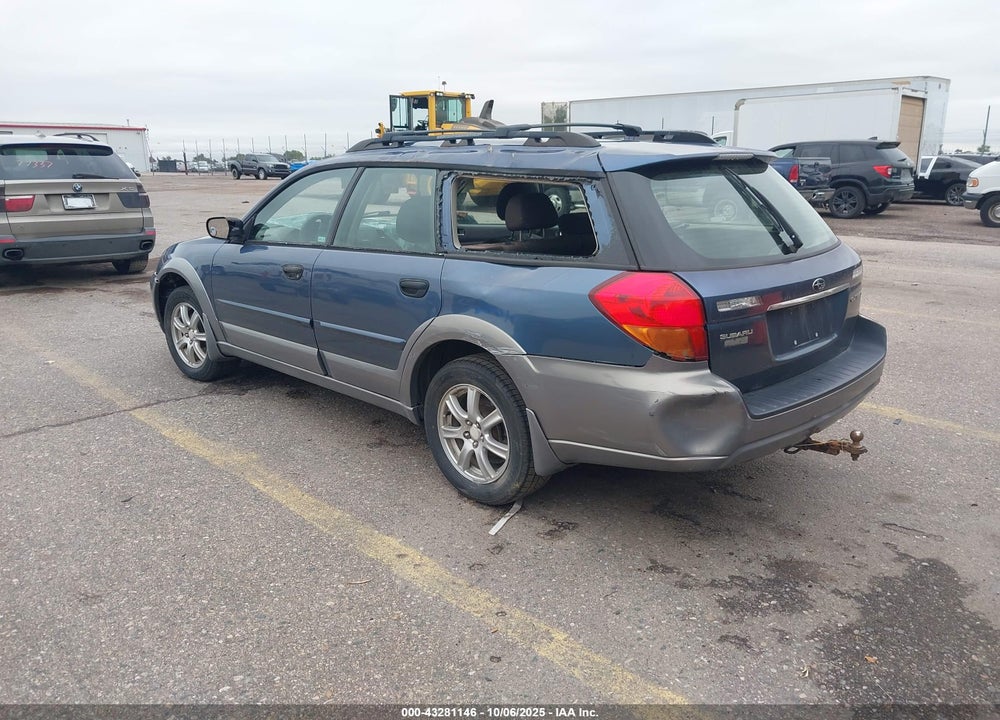 2005 SUBARU OUTBACK 2.5I VIN: 4S4BP61C157358914