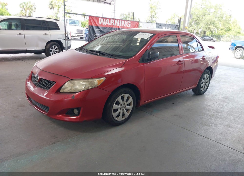 2009 TOYOTA COROLLA VIN: 2T1BU40E09C151147