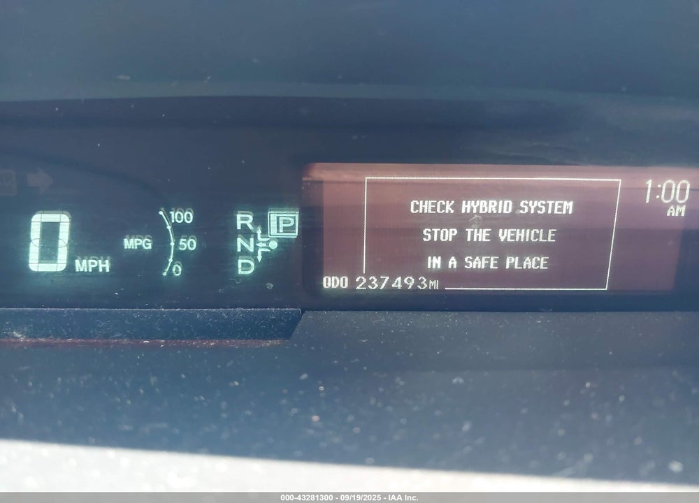 2012 TOYOTA PRIUS VIN: JTDKN3DU2C1497804