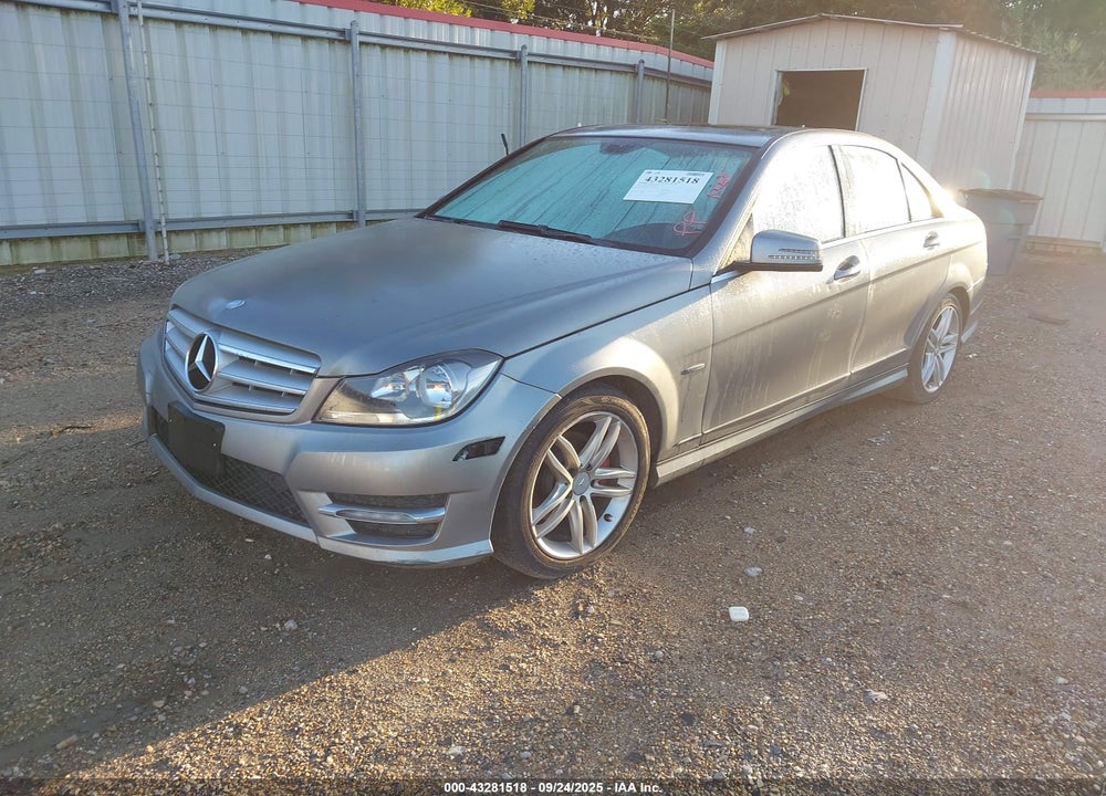 2012 MERCEDES-BENZ C CLASS VIN: WDDGF4HB1CA628390