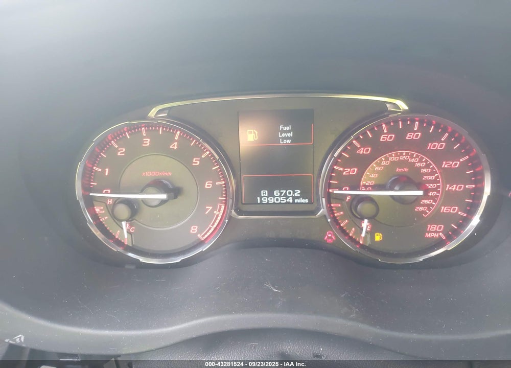 2016 SUBARU WRX LIMITED VIN: JF1VA1J61G9800409