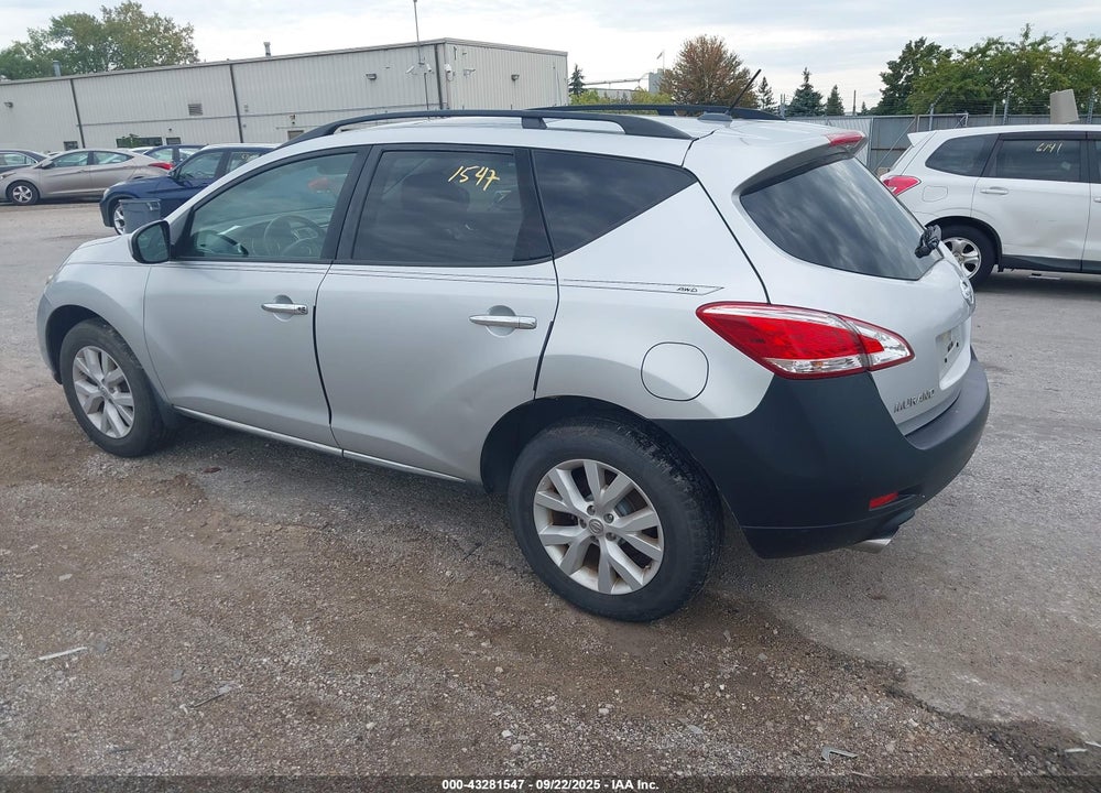 2012 NISSAN MURANO VIN: JN8AZ1MWXCW208553