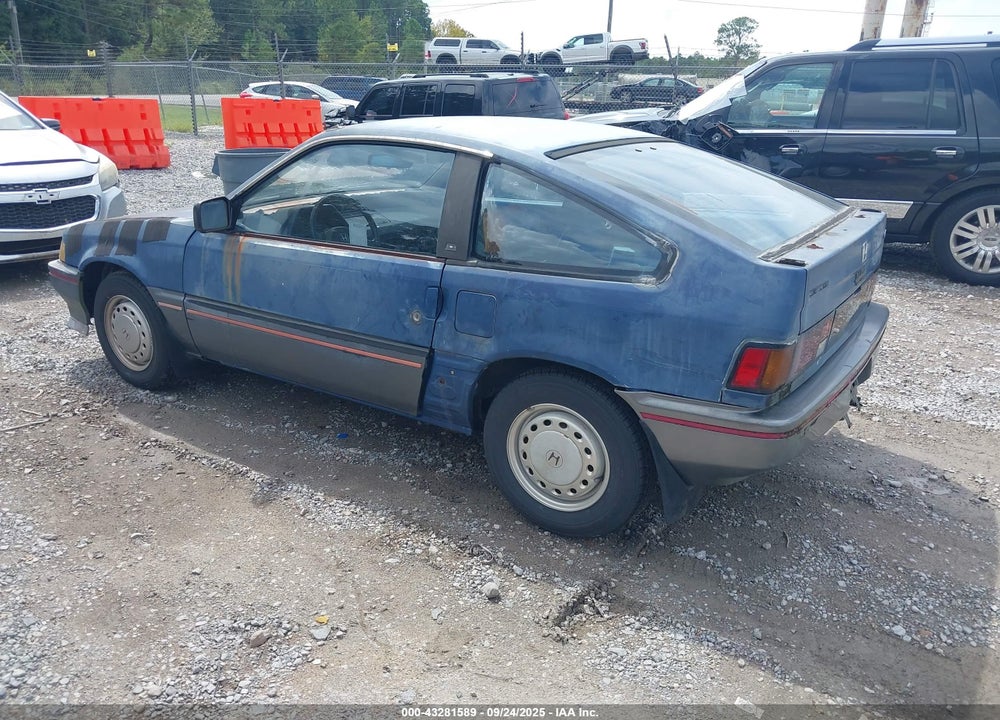 1986 HONDA CIVIC CRX 1.5 HF VIN: JHMAF531XGS051040