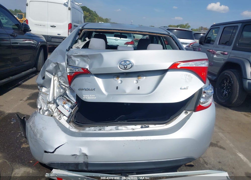 2014 TOYOTA COROLLA LE VIN: 2T1BURHE8EC030314