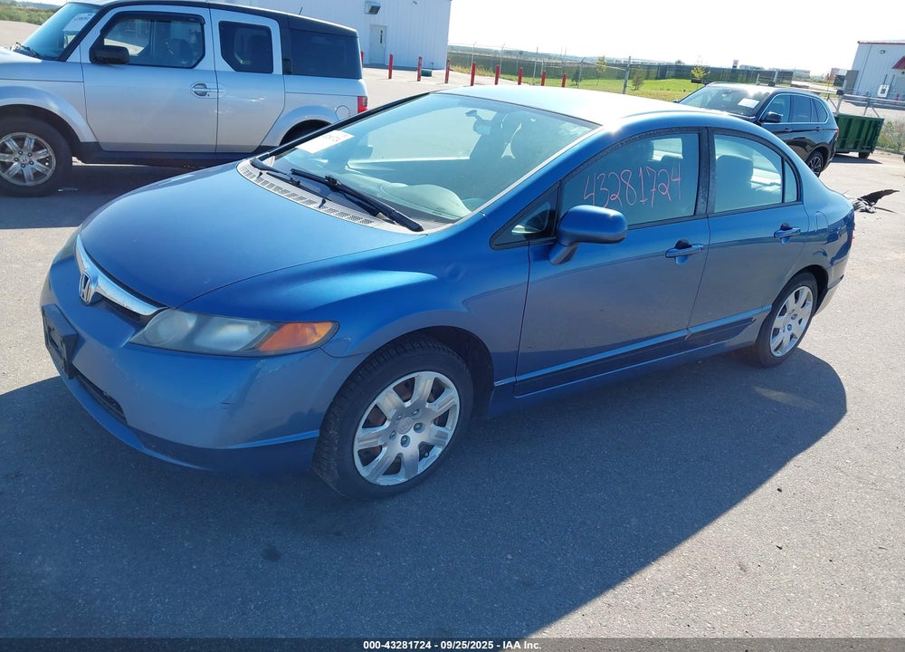 2008 HONDA CIVIC LX VIN: 1HGFA165X8L115491