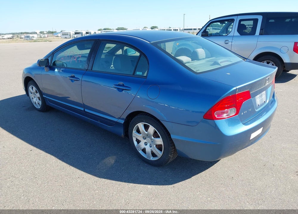 2008 HONDA CIVIC LX VIN: 1HGFA165X8L115491