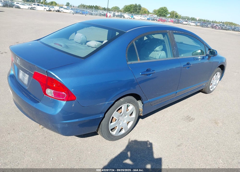 2008 HONDA CIVIC LX VIN: 1HGFA165X8L115491