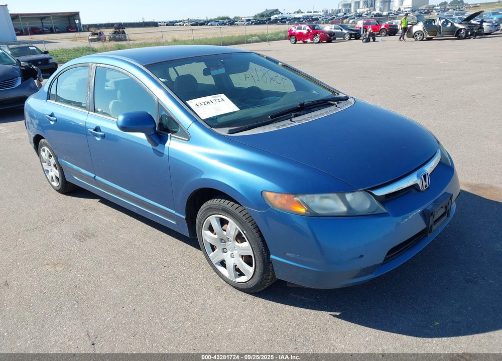 2008 HONDA CIVIC LX VIN: 1HGFA165X8L115491