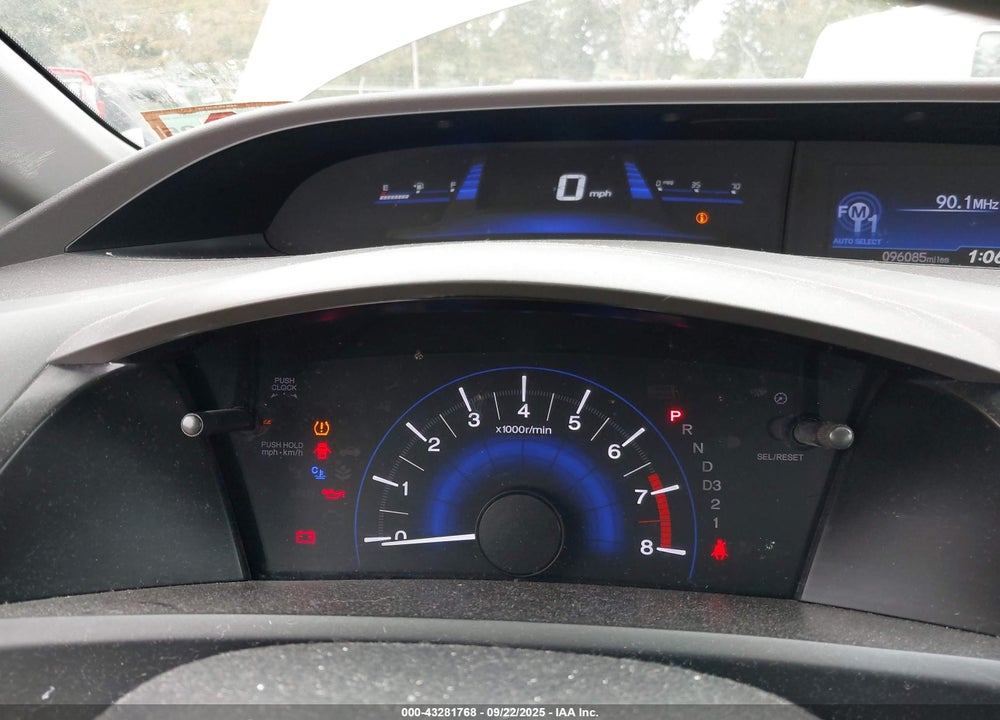 2012 HONDA CIVIC LX VIN: 19XFB2F53CE320220