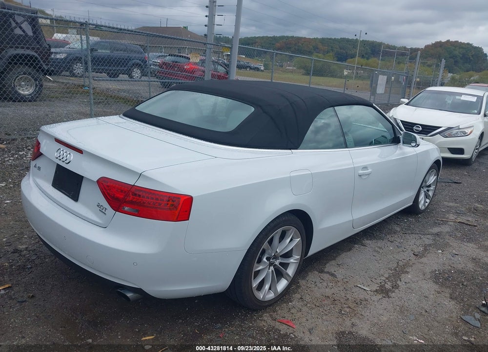 2014 AUDI A5 2.0T PREMIUM VIN: WAULFAFH8EN000768