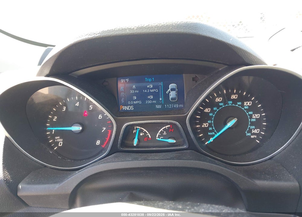 2015 FORD ESCAPE VIN: 1FMCU0G98FUB08692