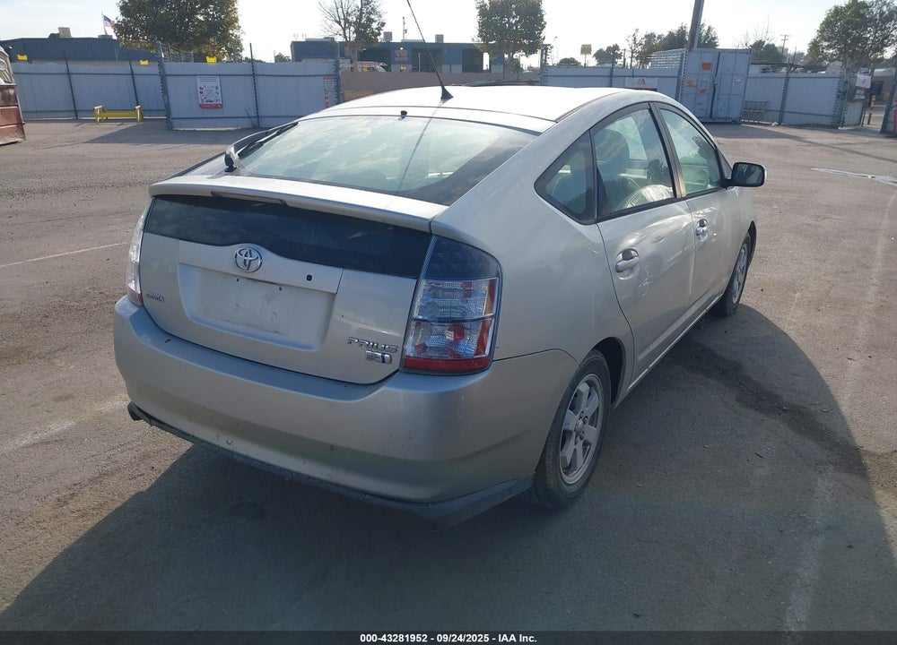 2005 TOYOTA PRIUS VIN: JTDKB20U550124368