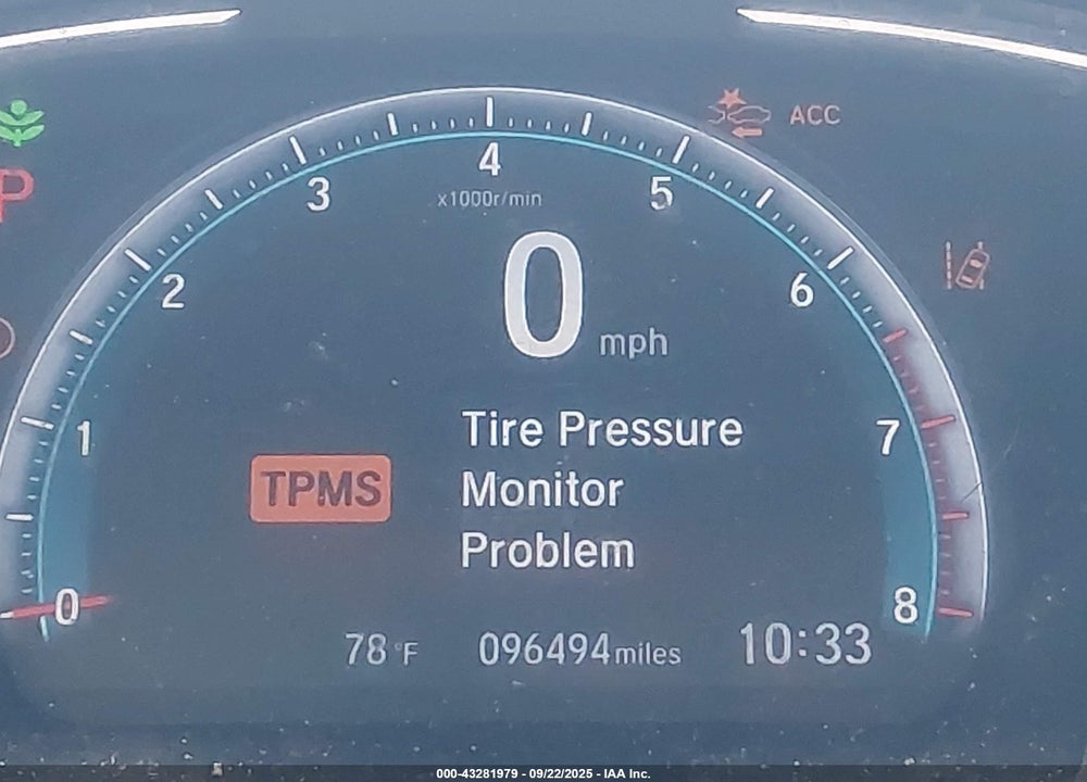 2019 HONDA CIVIC VIN: JHMFC1F33KX012368