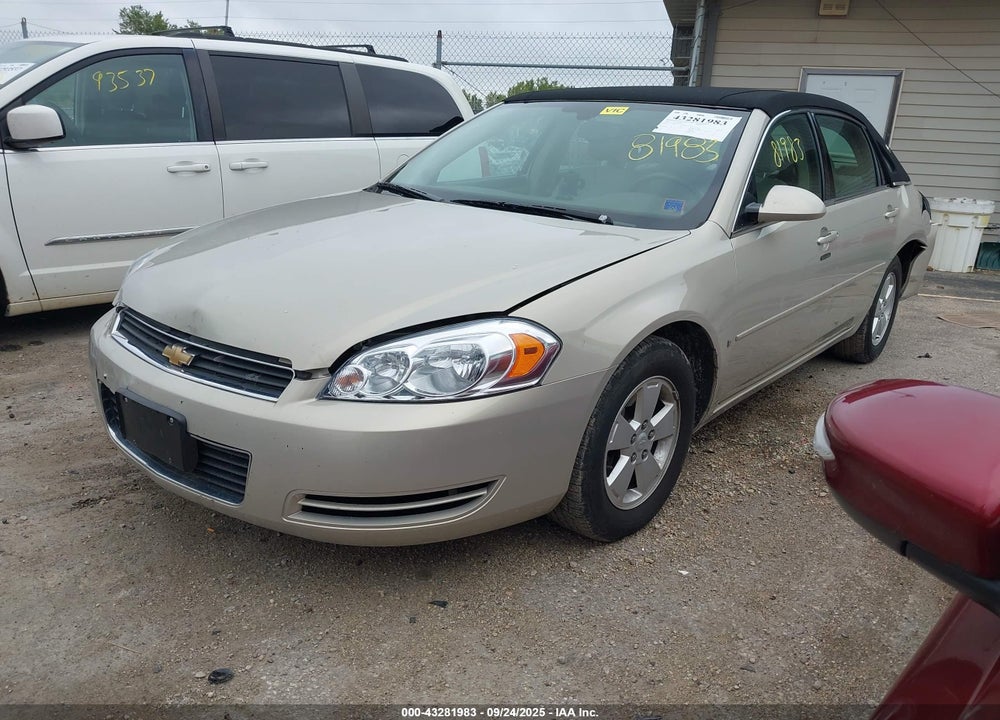 2008 CHEVROLET IMPALA LT VIN: 2G1WT58K689179062