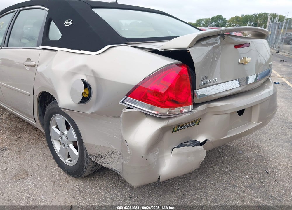 2008 CHEVROLET IMPALA LT VIN: 2G1WT58K689179062