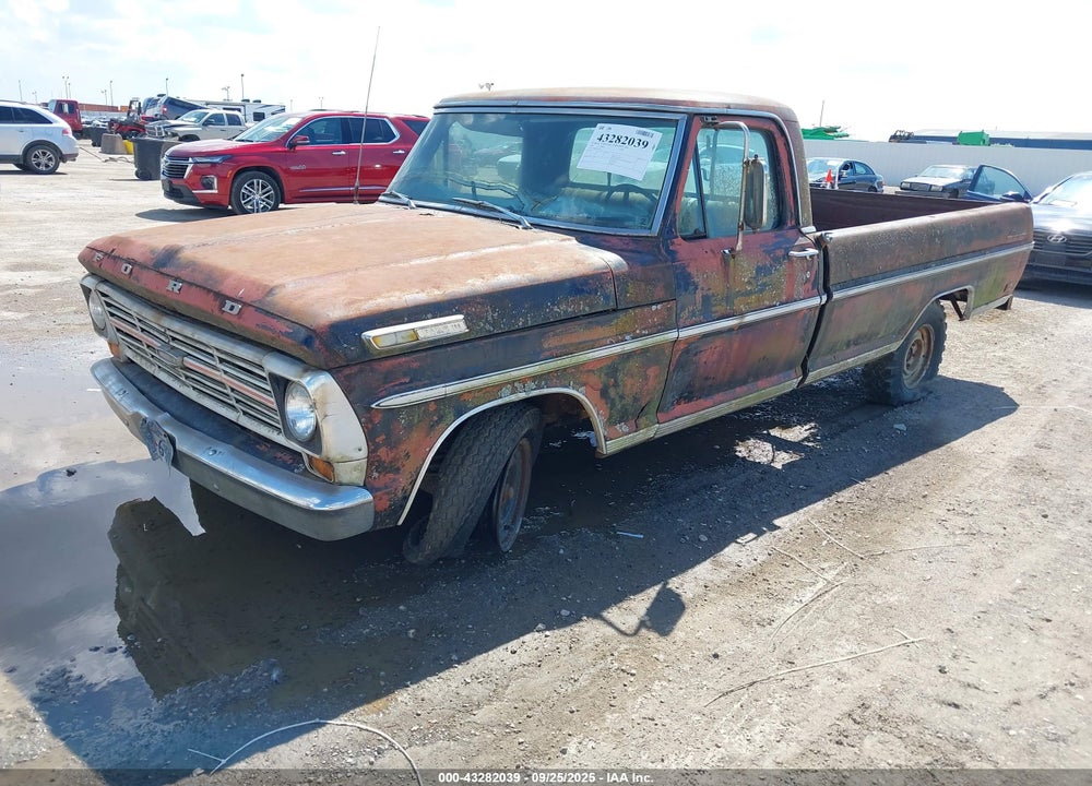 1969 FORD F100 VIN: F10GKF38978