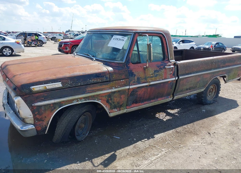 1969 FORD F100 VIN: F10GKF38978