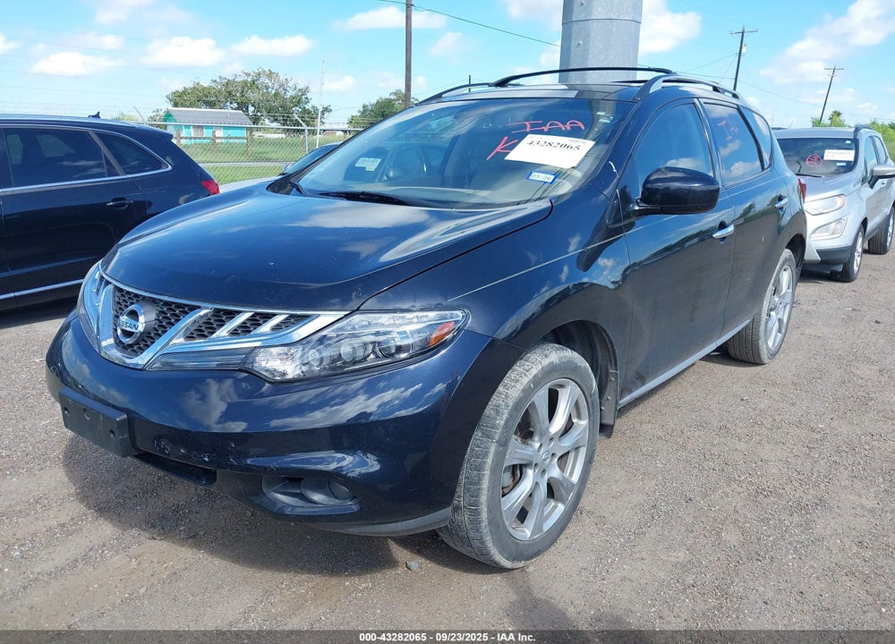 2012 NISSAN MURANO VIN: JN8AZ1MU8CW104285