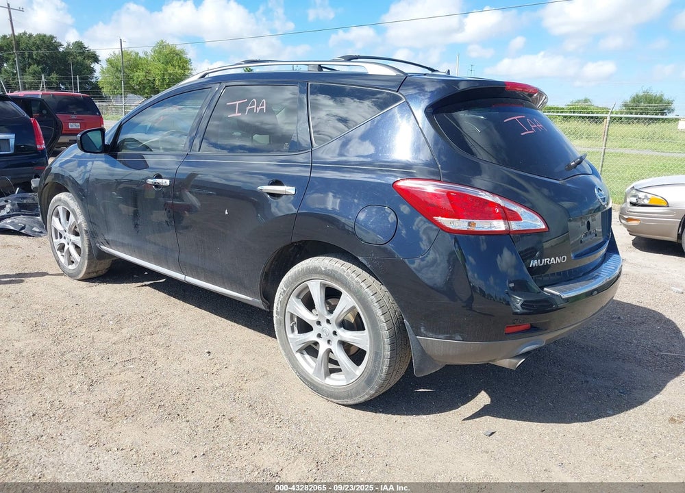 2012 NISSAN MURANO VIN: JN8AZ1MU8CW104285