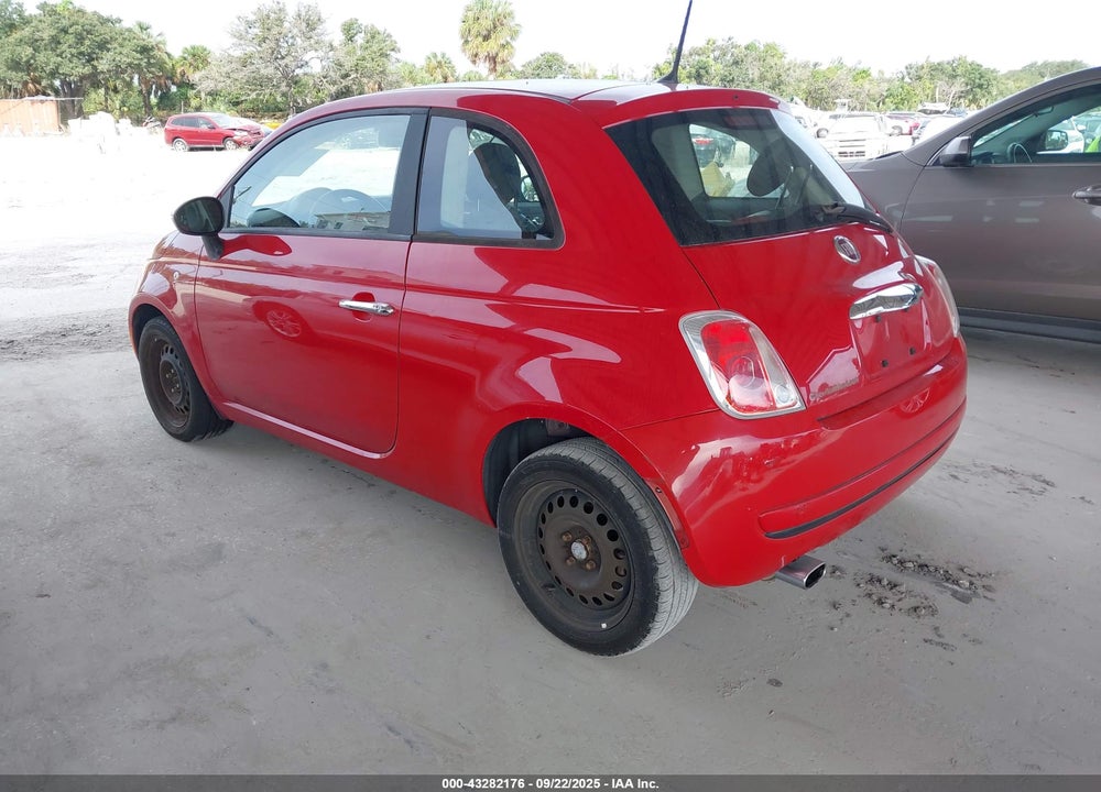 2013 FIAT 500 VIN: 3C3CFFAR9DT726612