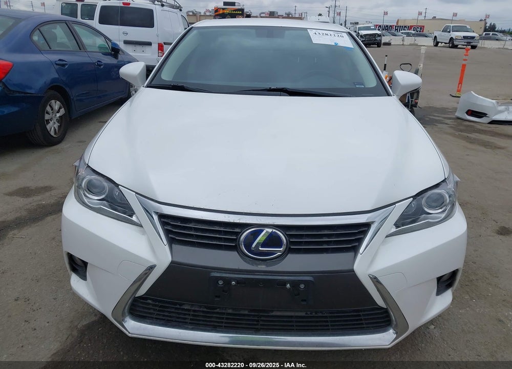 2016 LEXUS CT 200H VIN: JTHKD5BH4G2263201