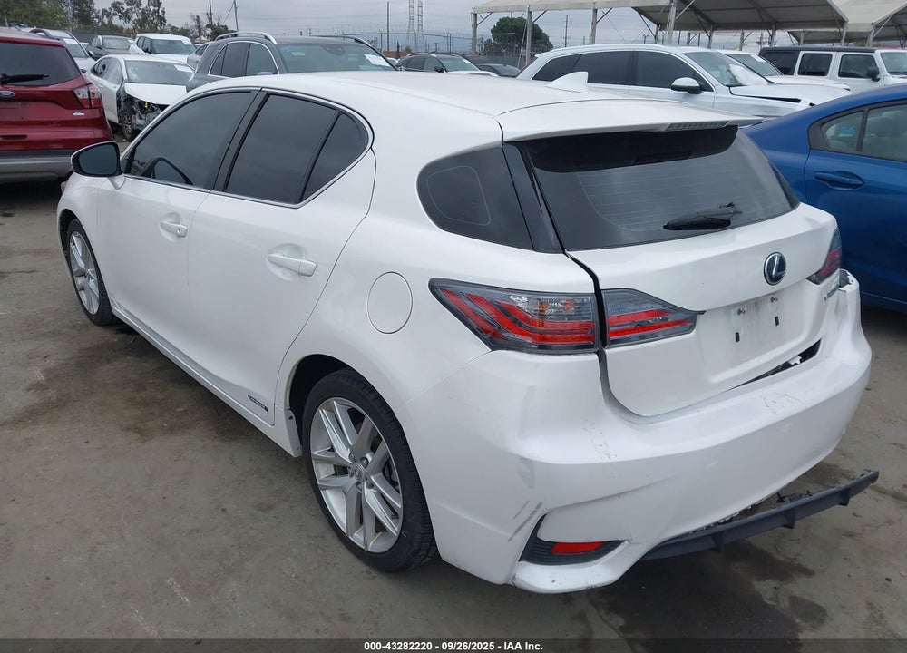 2016 LEXUS CT 200H VIN: JTHKD5BH4G2263201
