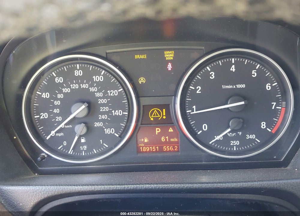 2009 BMW 3 SERIES VIN: WBAWV13579P122767