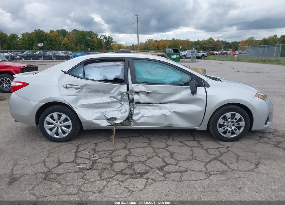 2014 TOYOTA COROLLA VIN: 2T1BURHE5EC206493