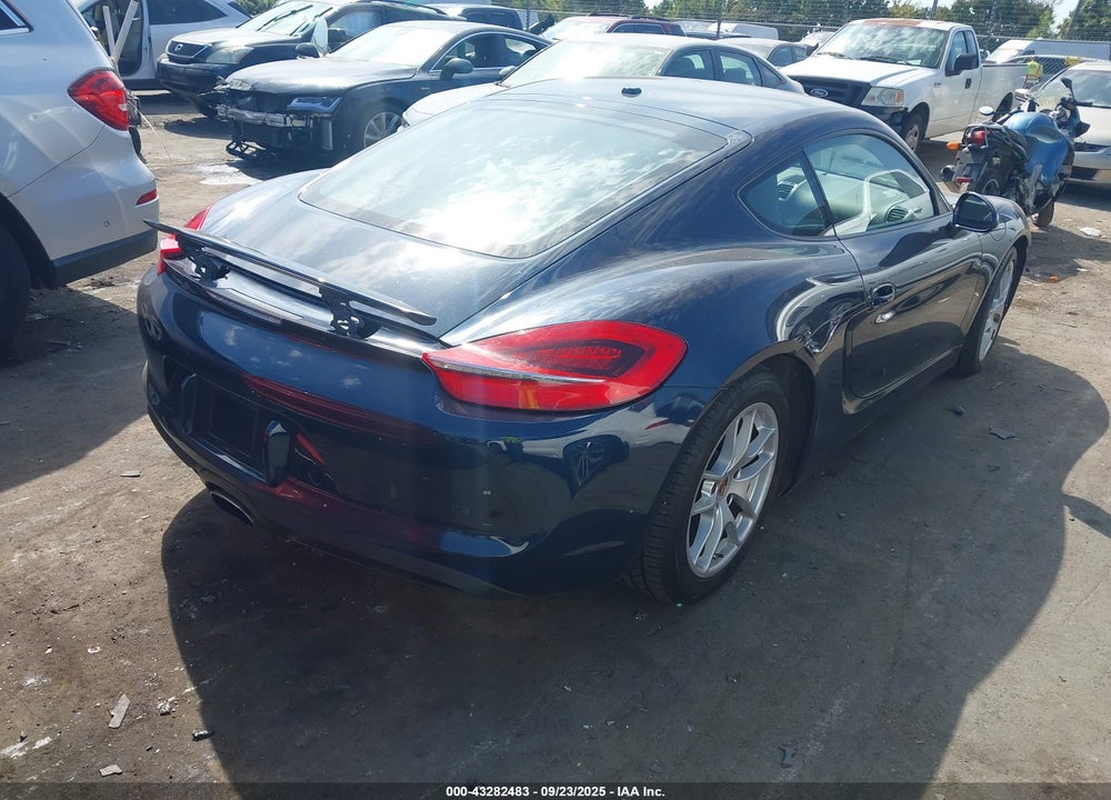 2014 PORSCHE CAYMAN VIN: WP0AA2A83EK170642